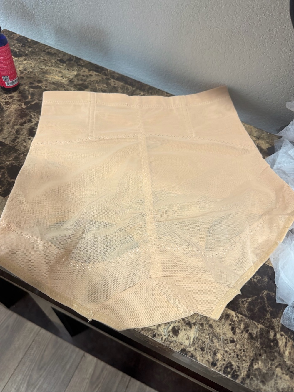 High-Waist Shaping Shorts in Nude